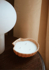 bougie coquillage ceramique sable fabrication francaise